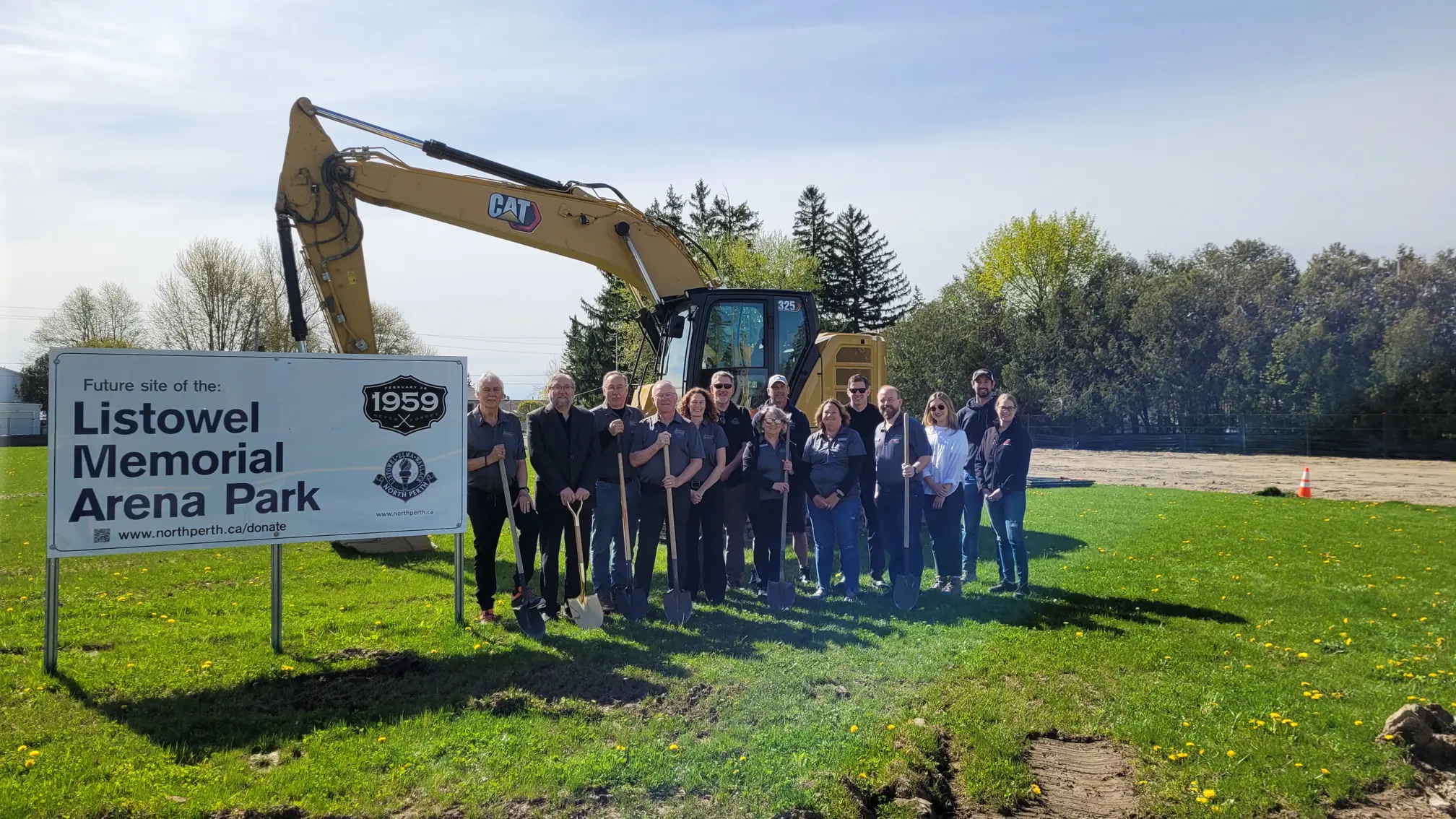 North Perth Breaks Ground for Future Listowel Memorial Arena Park ...